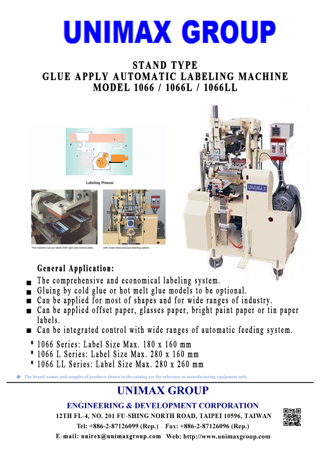 Glue Applying Stand Type 66 / 66L / 66LL Labeling 